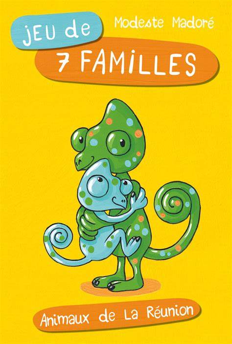 Jeu de 7 familles de La Réunion l Editions Orphie